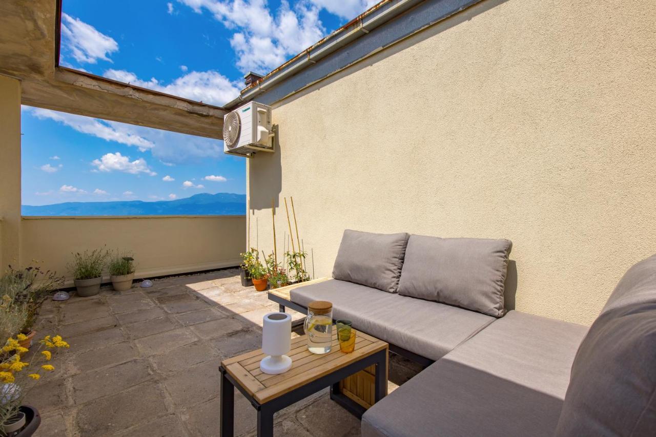 Ferienwohnung Panorama Studio Rijeka Exterior foto